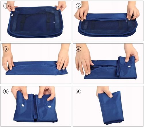 4x ORGANIZER POKROWIEC TORBY DO PRZECHOWYWANIA UBRAŃ POŚCIELI PREMIUM na Arena.pl