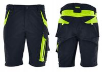Spodenki Robocze Krótkie Spodnie Męskie Szorty Monterskie Odblaskowe 2XL