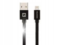 Kabel Swissten USB - Apple Lightning 0,2 m czarny
