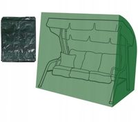 POKROWIEC NA HUŚTAWKĘ OGRODOWĄ 220 x 150 x 170 cm ZIELONY DWA ZAMKI