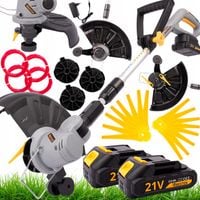 PODKASZARKA AKUMULATOROWA KOSA WYKASZARKA NA KOŁACH DO TRAWY ŻYŁKI