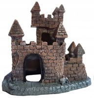 ZAMEK 11x7x10 cm do akwarium ozdoba dekoracja 2001