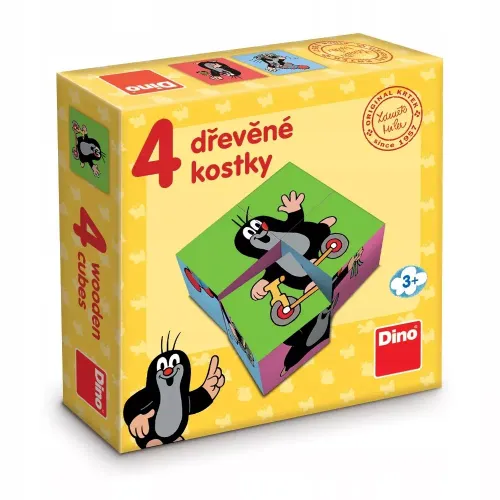 Krecik i Przyjaciele. Klocki obrazkowe, 4 elementy na Arena.pl