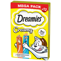 Dreamies Creamy Karma uzupełniająca dla kotów i kociąt 120 g (12 x 10 g)