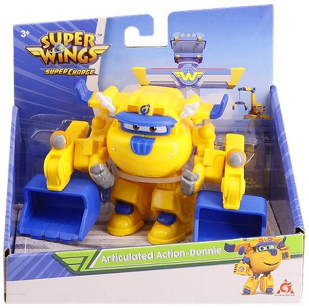 Super Wings samolot Articulated Action Donnie 8cm zdjęcie 1