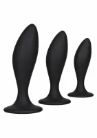 calexotics silicone anal curve kit - zestaw 3 anatomicznych sond