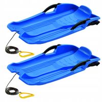 2x Sanki, Ślizg Bobslej HORNET z hamulcami Sanie