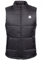 Kamizelka Męska Black Irvine Puffer Vest GORILLA WEAR M