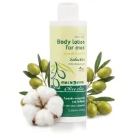 MACROVITA Olive.elia Seductive naturalne mleczko do ciała dla mężczyzn z bio-oliwą i bawełną 200ml