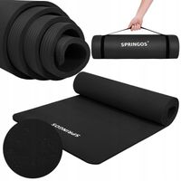 MATA DO JOGI GRUBA ANTYPOŚLIZGOWA DO ĆWICZEŃ PILATESU WYTRZYMAŁA YOGA 180cm