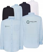 Koszula z tkaniny popelinowej TWÓJ HAFT LOGO GRAFIKA firmowa 10 sztuk