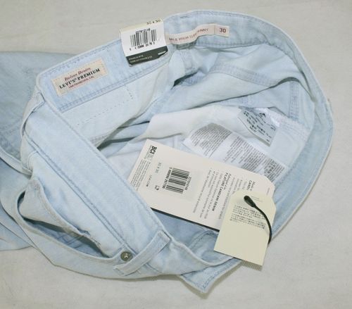 Damskie jeansy Levi's Mile 227910148 jasne rurki wysoki stan Levis -W30/L30 na Arena.pl