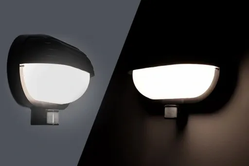 Lampa ścienna zewnętrzna + czujnik ruchu zmierzchu na Ganek Przed wejście zdjęcie 7