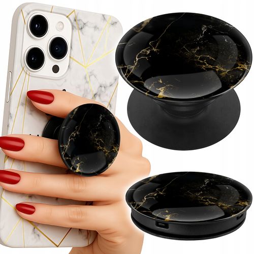 Uchwyt do telefonu Popsocket na palce / stojak - KAMIENNE ELEGANCKIE WZORY na Arena.pl