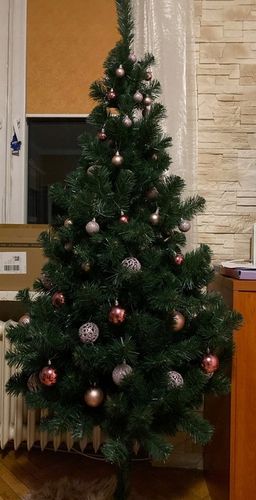 CHOINKA SZTUCZNA JAK ŻYWA 220 cm SOSNA ŚWIERK JODŁA GĘSTA PREMIUM + STOJAK na Arena.pl