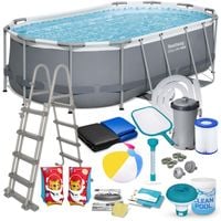Basen ogrodowy stelażowy 427 x 250 x 100 cm 18w1 Bestway 56620 Basen ogrodowy stelażowy 427 x 250 x 100 cm 18w1 Bestway 56620