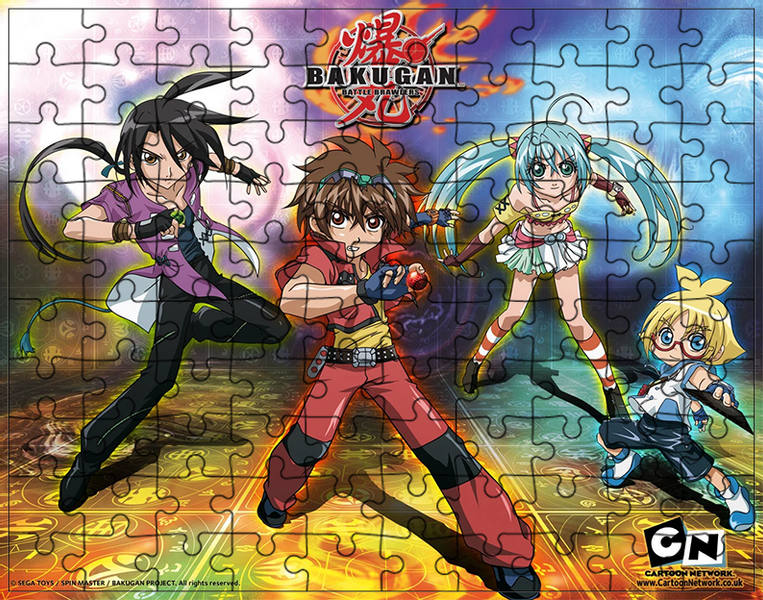 Puzzle Bakugan zdjęcie 1