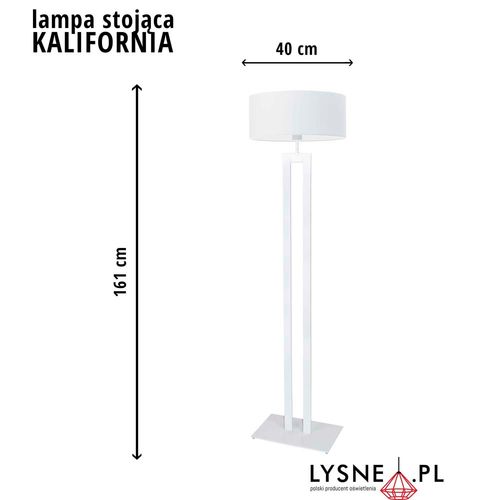 Lampa podłogowa KALIFORNIA abażur na Arena.pl