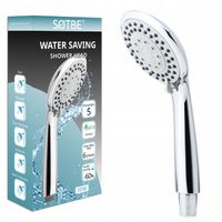 Słuchawka prysznicowa OSZCZĘDNOŚĆ WODY 60% 5 strumieni wody SOTBE