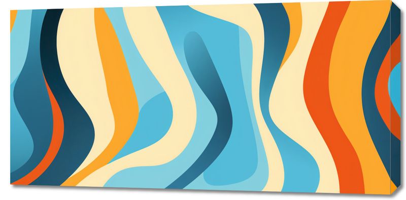 Obraz 100x50cm Tańczące Fale zdjęcie 1