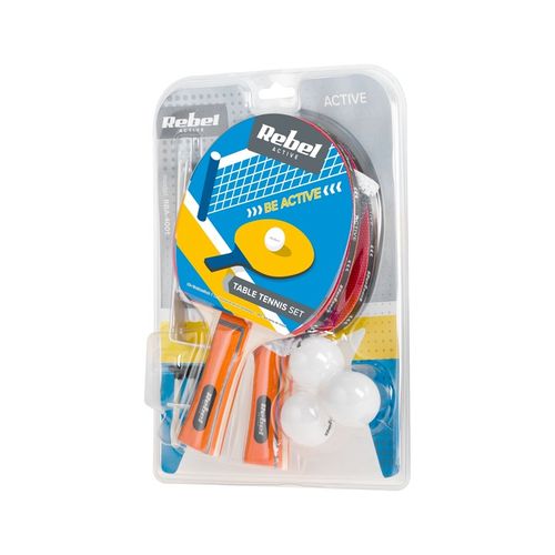 Zestaw rakietek do tenisa stołowego ping ponga z siatką Rebel na Arena.pl