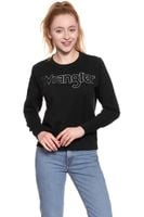 BLUZA WRANGLER DAMSKA CREW SWEAT BLACK W6079HY01 XS
