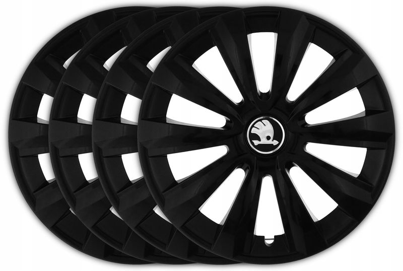 KOŁPAKI 13 SKODA Felicia Favorit Forman CZARNE DLC zdjęcie 1