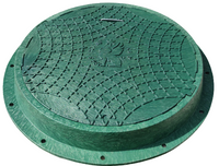 Pokrywa właz do studzienki szamba 5Ton 60cm WL-60/80ZA50 zielony