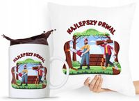 Zestaw Poduszka + Kubek Dla Drwala Prezent Z Nadrukiem Ze Zdjęciem