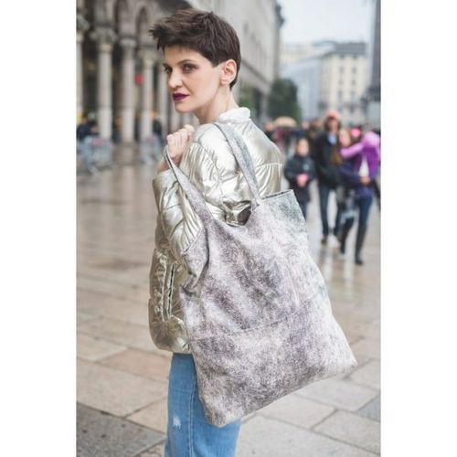 Prostokątna torba shopper na ramię. na Arena.pl