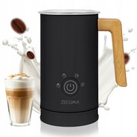 ELEKTRYCZNY SPIENIACZ do mleka Podgrzewacz KAWY PIANY LATTE CZARNY 240ml