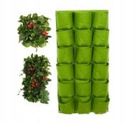 Doniczka WISZĄCA FILC Kaskada WARZYW ZIÓŁ TRUSKAWEK Ogród 18 miejsc