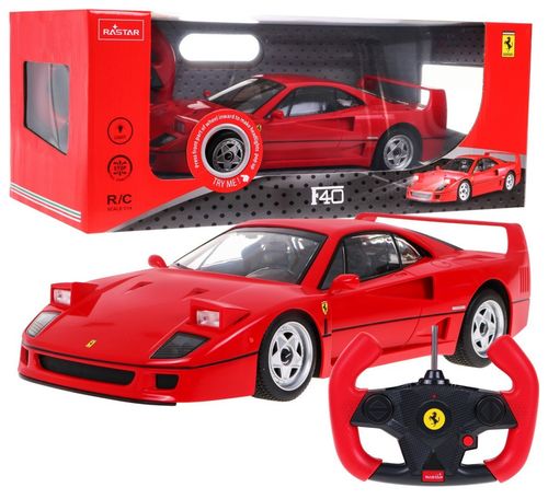 Ferrari F40 Rastar Model 1:14 Zdalnie Sterowane Auto + Pilot 2,4 Ghz na Arena.pl