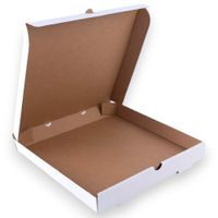 pudełko na pizzę białe 35cm kwadratowe 50szt enjoy be eco