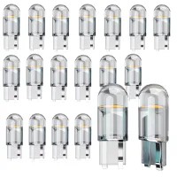 20x krystaliczna żarówka postojowe led w5w sphere cob 360 t10 pozycja 20szt