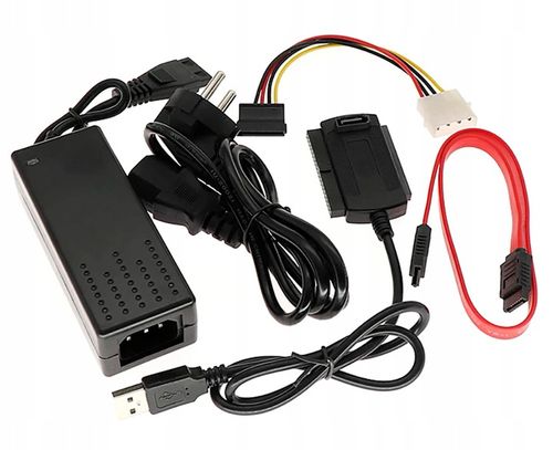 Adapter USB IDE 3,5 2,5 SATA ATA ZASILACZ MOLEX na Arena.pl