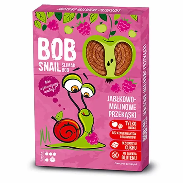 Bob Snail jabłko-malina 60 Gram zdjęcie 1