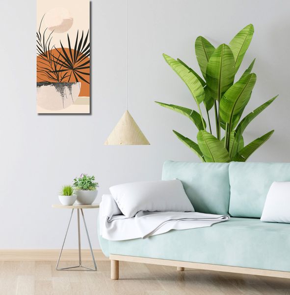 Obraz 30x70cm Palmowy Zachód zdjęcie 2