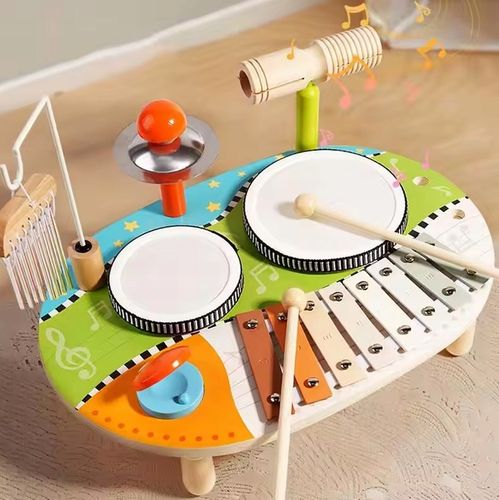 MUZYCZNY STOLIK Z DREWNA INTERAKTYWNY SENSORYCZNY MONTESSORI EDUKACYJNY na Arena.pl