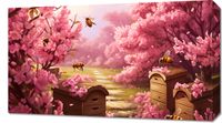 Obraz 70x40cm Życie w Ulach