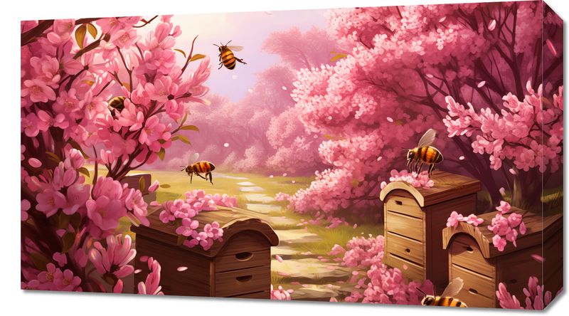 Obraz 70x40cm Życie w Ulach zdjęcie 1