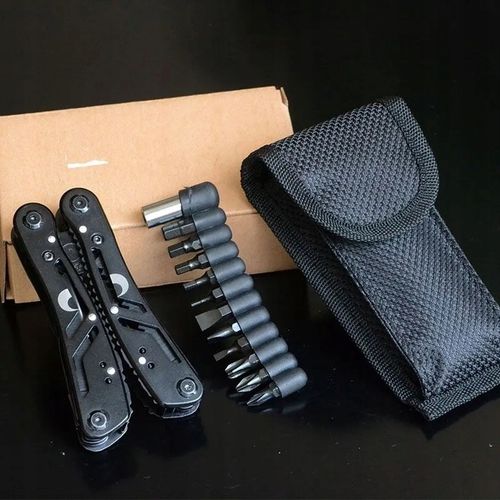 MULTITOOL NARZĘDZIE WIELOFUNKCYJNE SCYZORYK 21w1 ZESTAW BITÓW ETUI ZESTAW na Arena.pl
