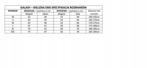 Bielizna do treningów EMS, (HURT i DETAL), wszystkie rozmiary XS, S, M, L na Arena.pl