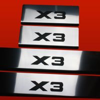 Listwa progowa BMW X3 F25 Stal nierdzewna 304 połysk 4szt