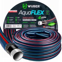 WĄŻ OGRODOWY ZBROJONY 4 WARSTWY MOCNY WYTRZYMAŁY 3/4" 30M WUBER