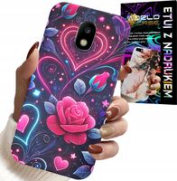 ETUI DO SAMSUNG GALAXY J5 2017 - SERCE, RÓŻA, NASTOLETNIE CASE + SZKŁO