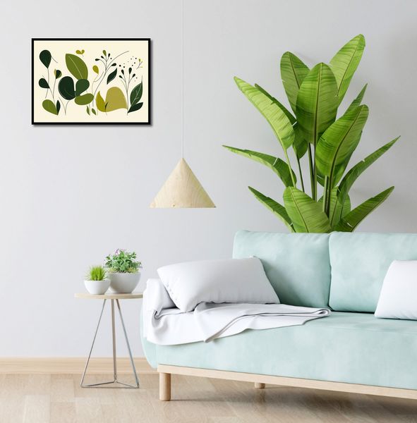 Plakat 55x40cm Świeżość Liści zdjęcie 4