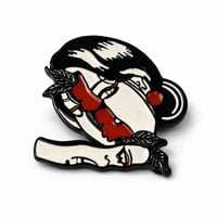 Geisha | 4 cm | Metal | Przypinka | Surreal