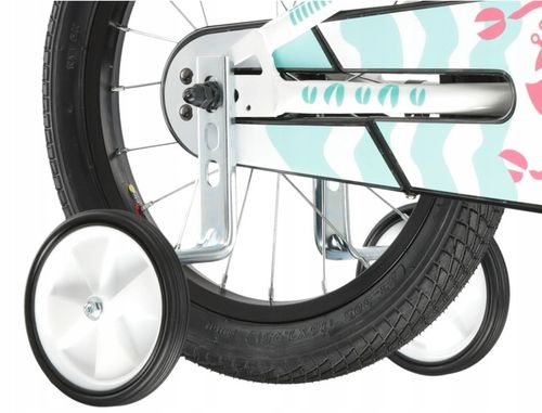 Rower dziecięcy 16" KROSS Mini 3.0 biały seledynowy R24 na Arena.pl