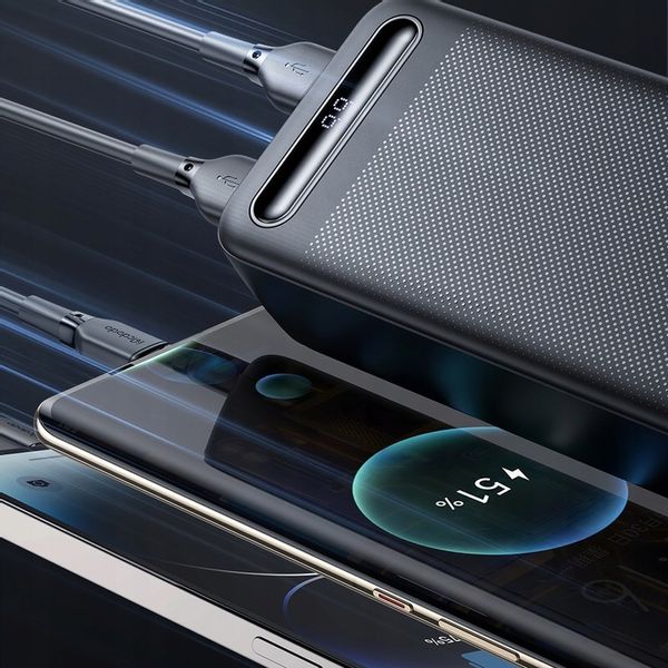 MCDODO POWERBANK 30000MAH Z WYŚWIETLACZEM 2X USB USB-C 2A 10W + KABEL USB-C zdjęcie 10